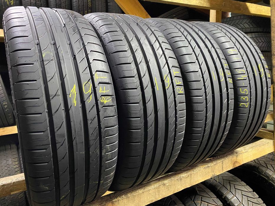 Шини Літо 235/45R19  Continental ContiSportContact5 2019рік RFT 4шт