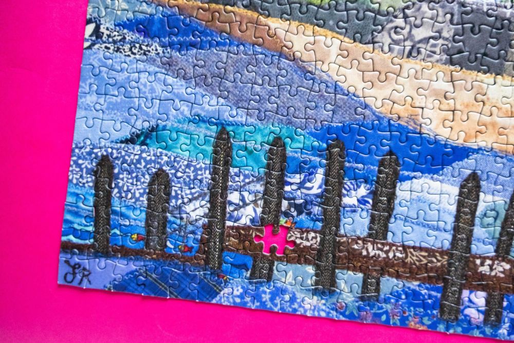 Puzzle Josie Russell Aberystwyth 1000 el (-2 ) morski widoczek