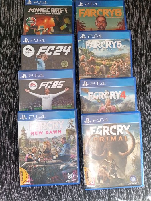 PS4 usada com base e comandos e jogos