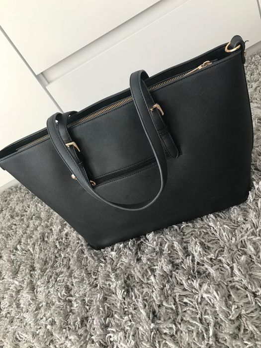 Torebka shopper czarna