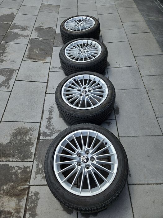 Felgi Audi  i opony letnie Bridgestone 17cali
