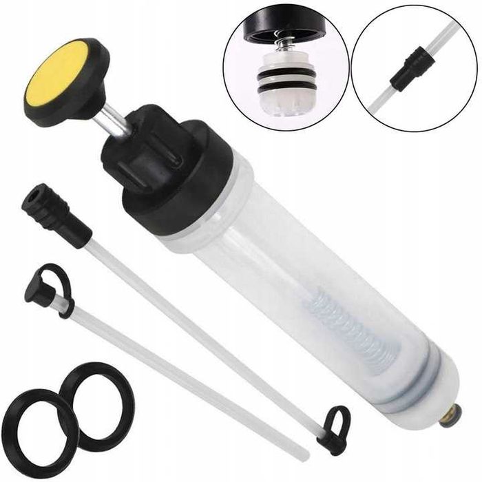 ODSYSARKA DO OLEJU płynów STRZYKAWKA 200ml Ręczna SERWIS Warsztatowa