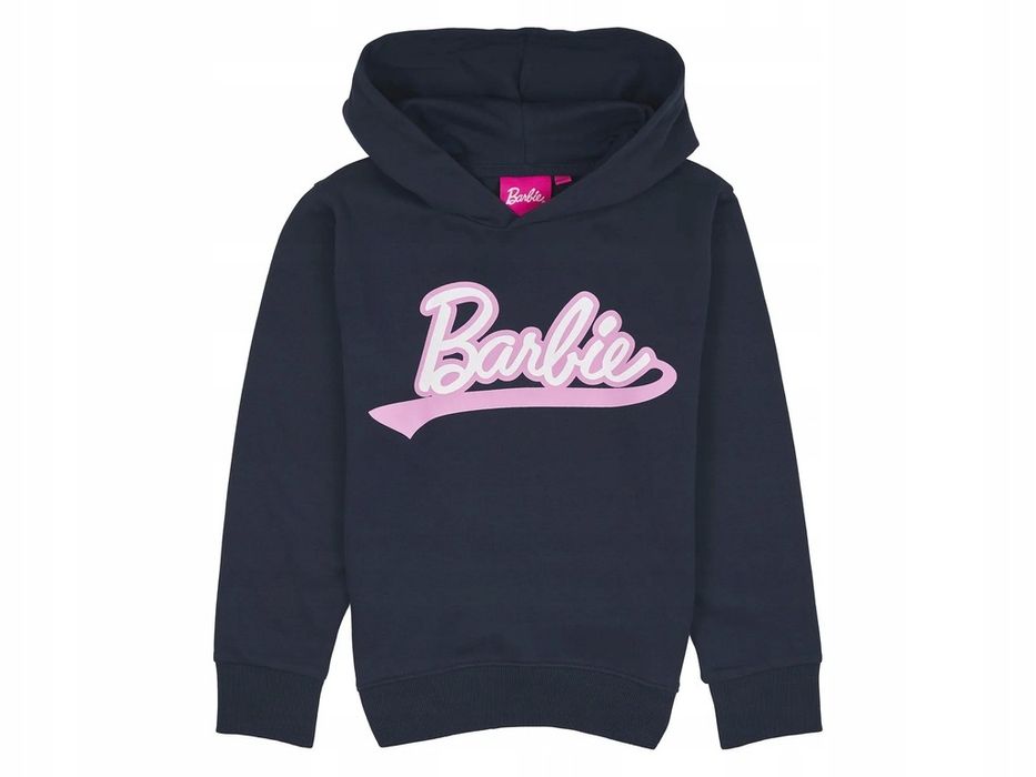 Bluza Barbie z Kapturem Idealna dla Twojej Dziewczynki! Rozmiar 98/104