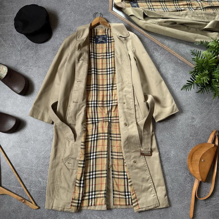 Вінтажний тренч burberrys оригінал беребері burberry 80s 90s бежевий