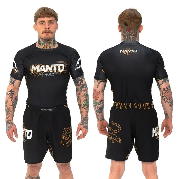 Комплект MANTO  рашгард + шорти ММА БЖЖ | XS-3XL | Преміум які