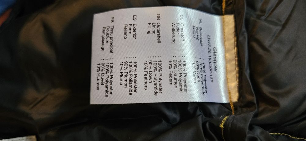 Kurtka puch naturalny  Reset