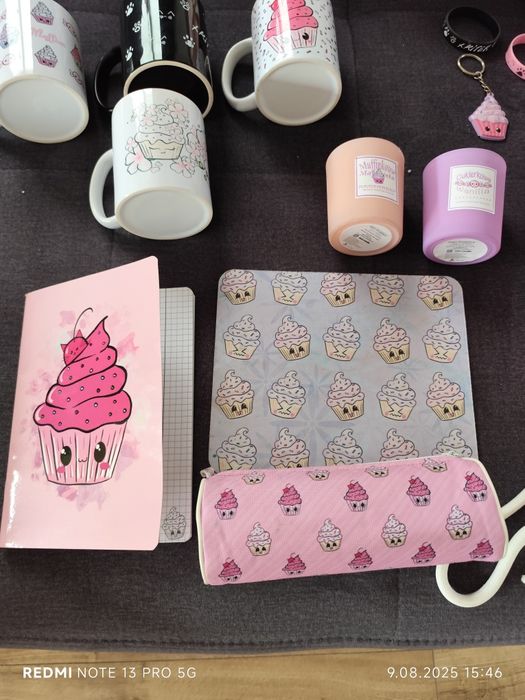 Muffinaart kubki świeczki muffinki