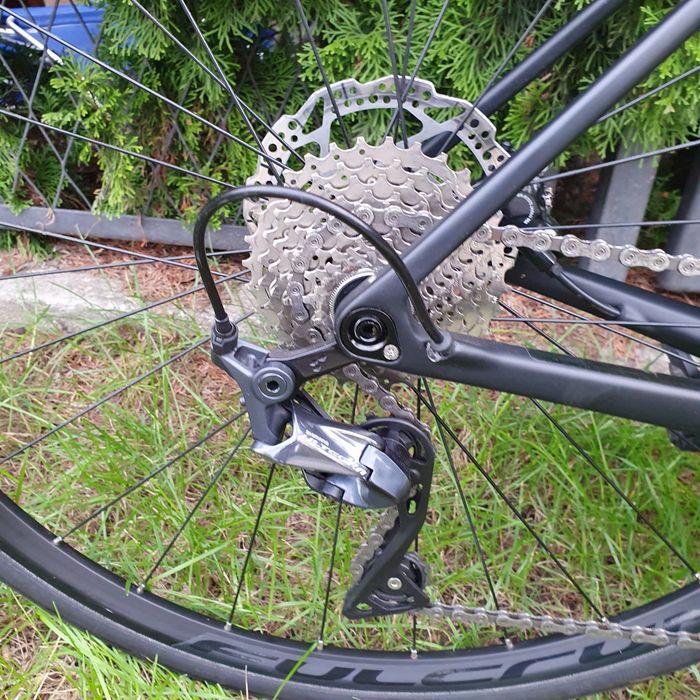 Rower szosowy carbon, Ultegra, hydraulika, Cube Attain, rozm 58, XL