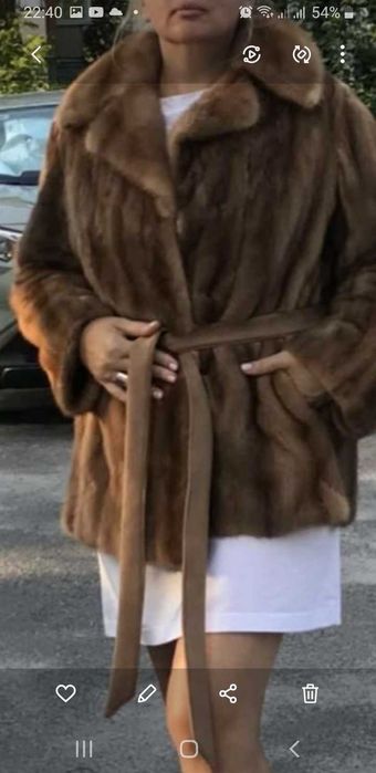 Шикарна норкова шуба
