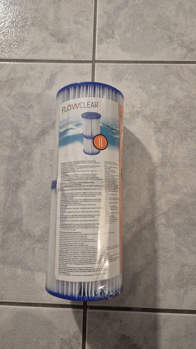 2x Filtr do Basenu Filtr do Pompy Basenowej Filtry do Basenu BESTWAY Typ II