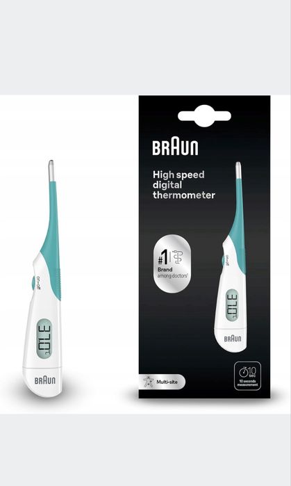 Braun PRT1000 Termometr elektroniczny z elastyczną końcówką