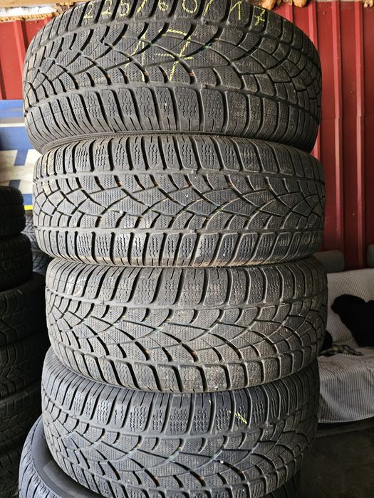 Opony Zimowe R17 225/60-7.5mm-Dunlop-Montaż