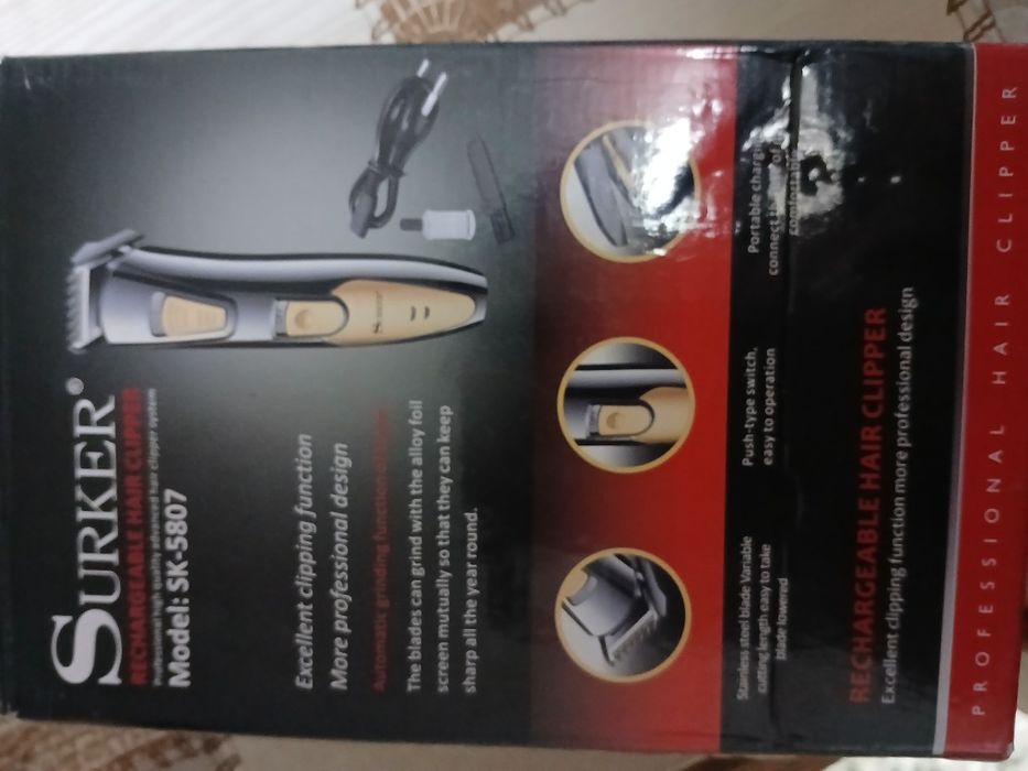 Maquina de cortar cabelo e barba sem fios