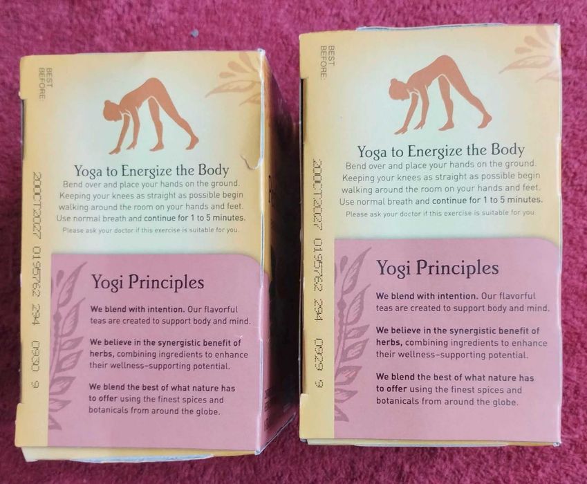 Herbata Yogi Vanilla Spice Perfect Energy 2 x 16 saszetek