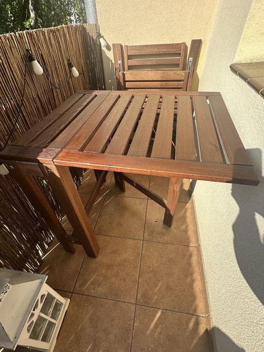 Komplet ogrodowy IKEA z poduszkami ÄPPLARO