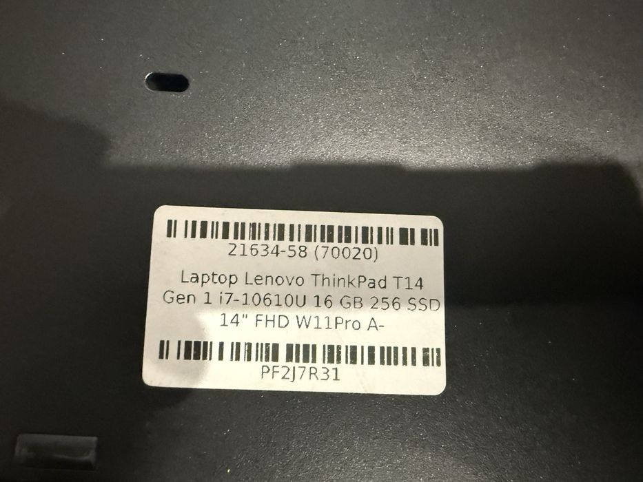 Laptop Lenovo ThinkPad T14 pelen pakiet office Biuro