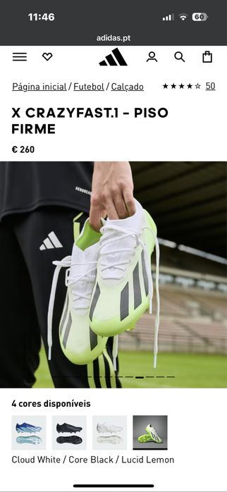 Chuteiras adidas profissionais