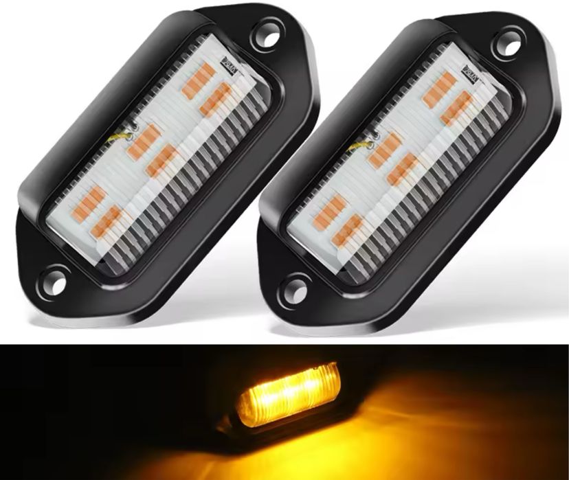 Lampa obrysowa, pokładu łodzi 2szt
