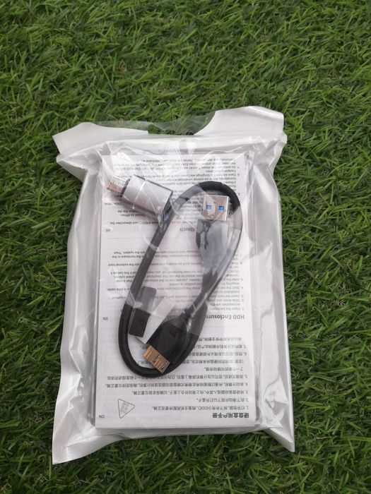 Caixa para disco externo sata ssd transparente