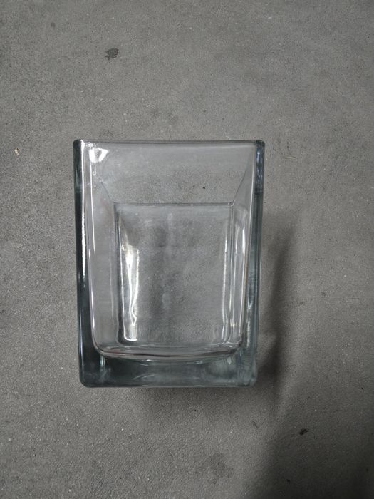 Vasos de vidro plantação