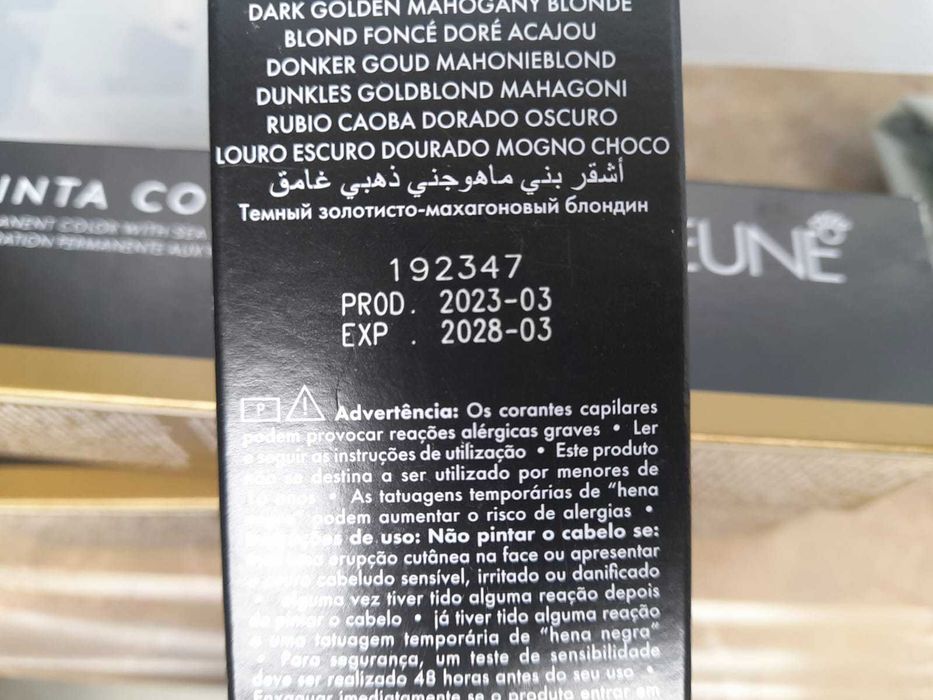 4 unidades da Tinta de cabelo KEUNE 6.35