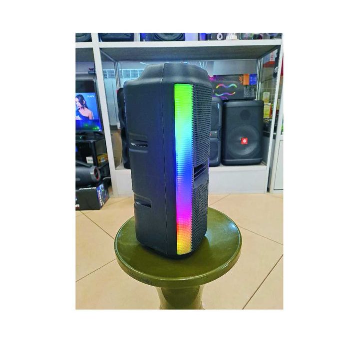 Караоке Bluetooth колонка 39 см + AUX, USB, FM, RGB, 20W !