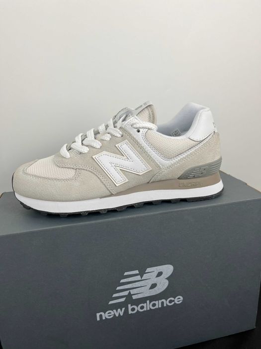 Sneakersy marki New Balance Biało-Beżowe Rozmiar 38 1/2
