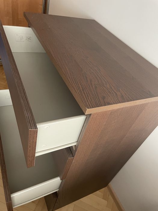 Komoda Ikea Malm brązowa bardzo dobry stan