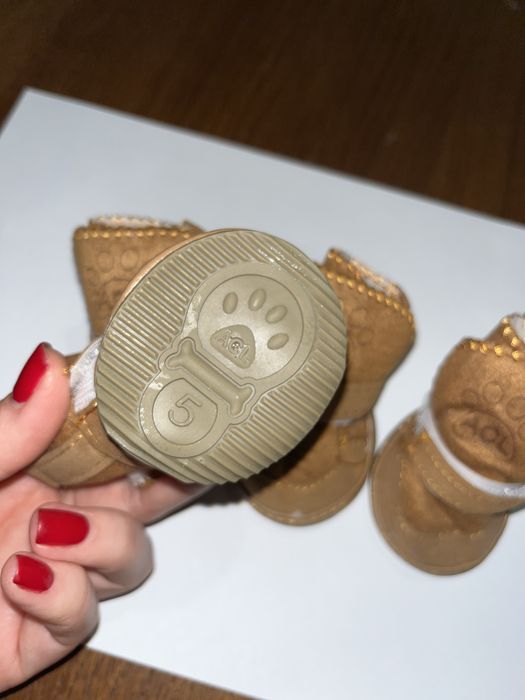 Зимові ботиночки для собачки розмір 5