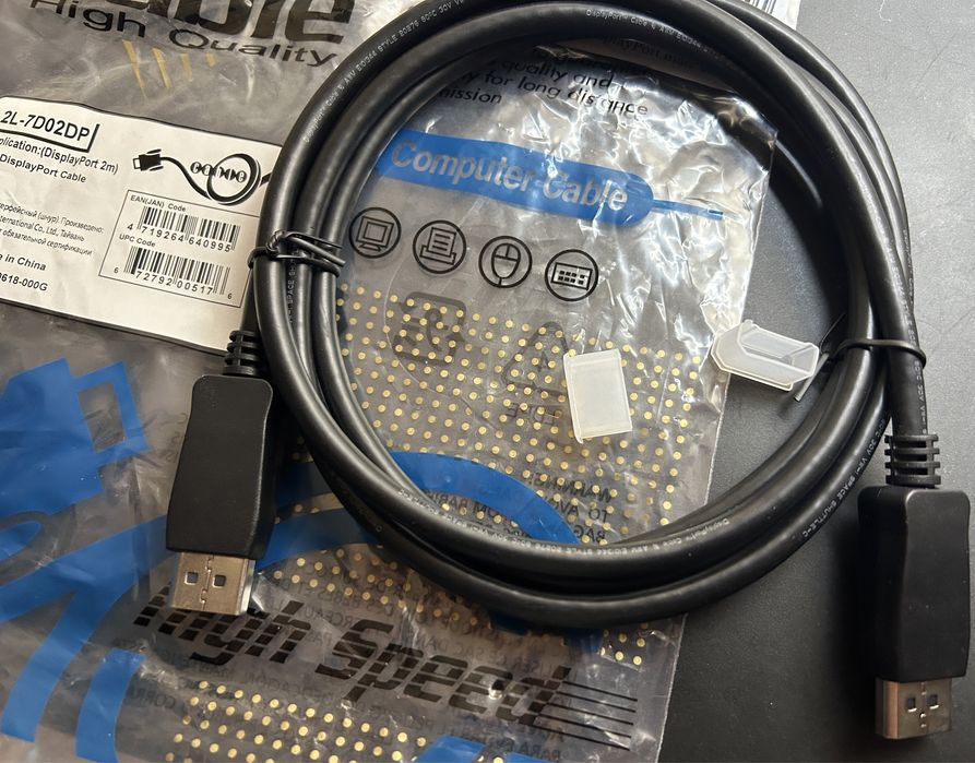 Кабель Display port 2m cable hdma