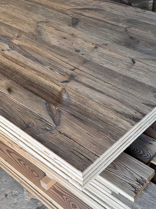 STARE DREWNO płyta 3 warstwowa stolarska meblowa ze starego drewna