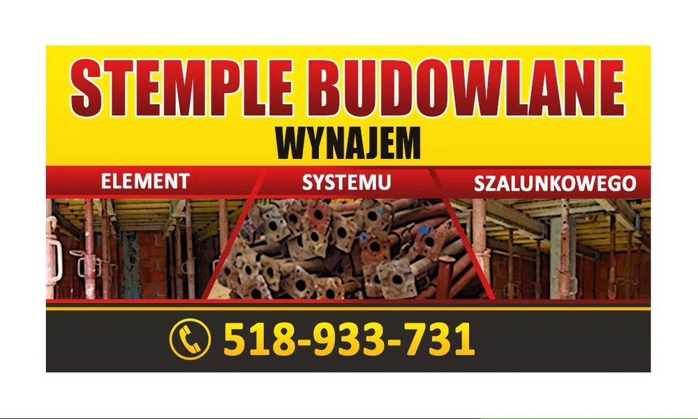 Wynajem Stempli Budowlanych długość 3,6m