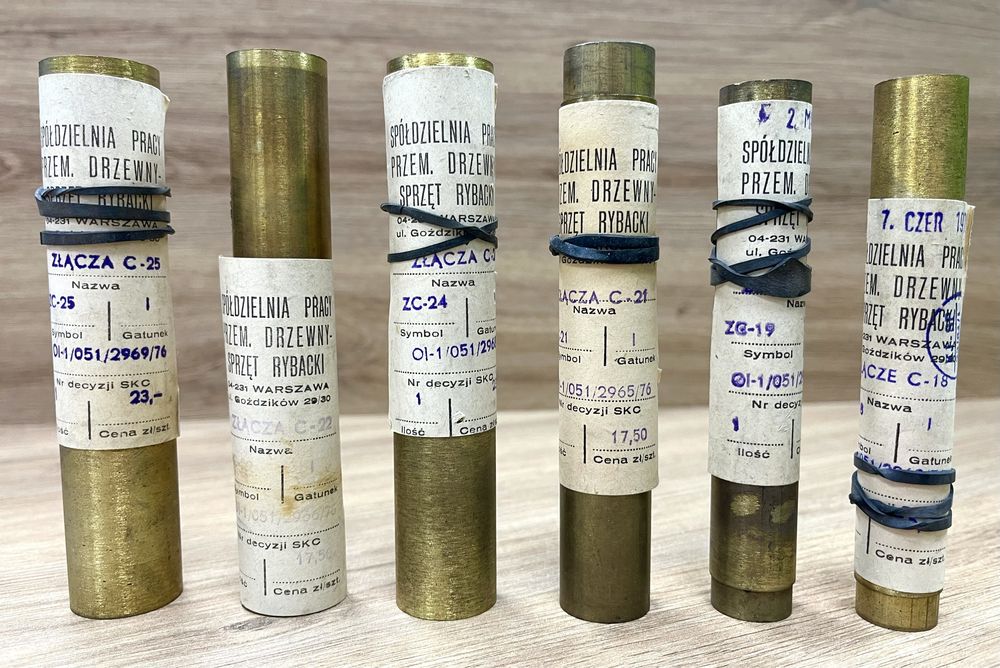 Zestaw fabrycznie nowych skuwek bambusowych z wytworni Sprzęt Rybacki