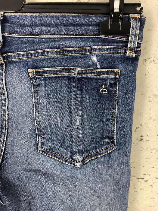 Rag & Bone Jean Destroyed Skinny roz. 29 damskie dżinsy premium