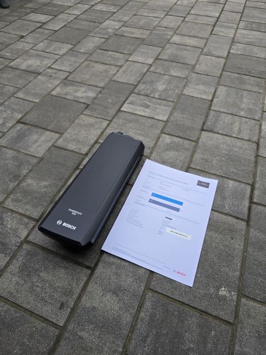 Bateria Akumulator BOSCH POWERPACK 500Wh na bagażnik 45 cykli 97% spra