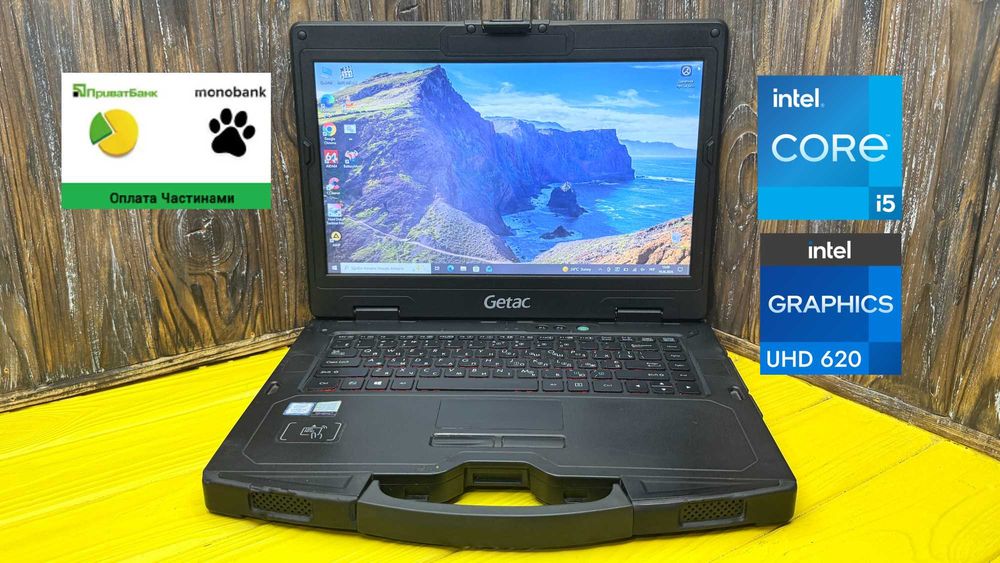 Захищений Ноутбук з Сенсорним Екраном Getac S410 G2 /Core i5-8250u/ГАРАНТІЯ/є ОПТ