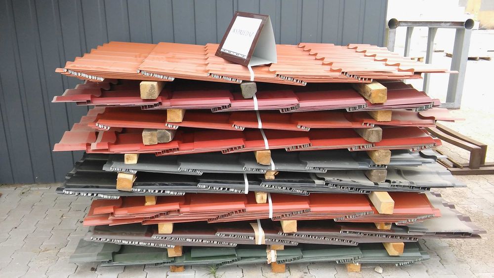 Blachodachówka różne kolory bez czekania na placu