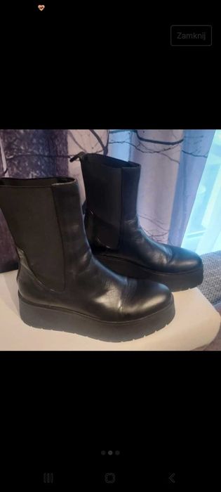 Buty sztybelty wsuwane