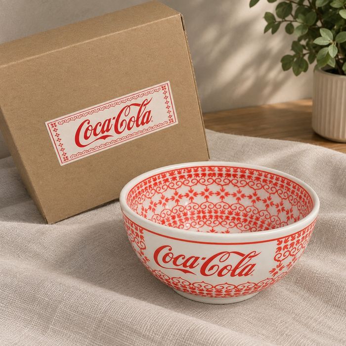 Miska ceramiczna Coca-Cola x Bolesławiec