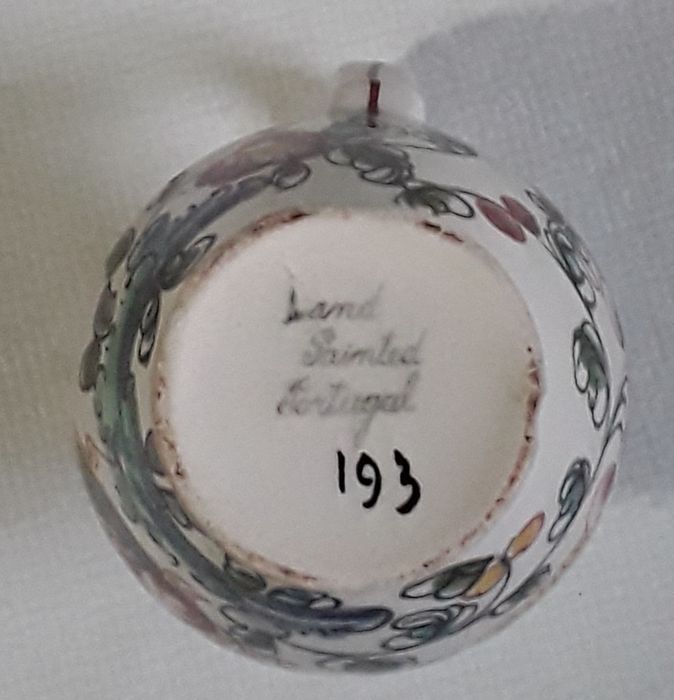 Jarro miniatura hand painted Portugal