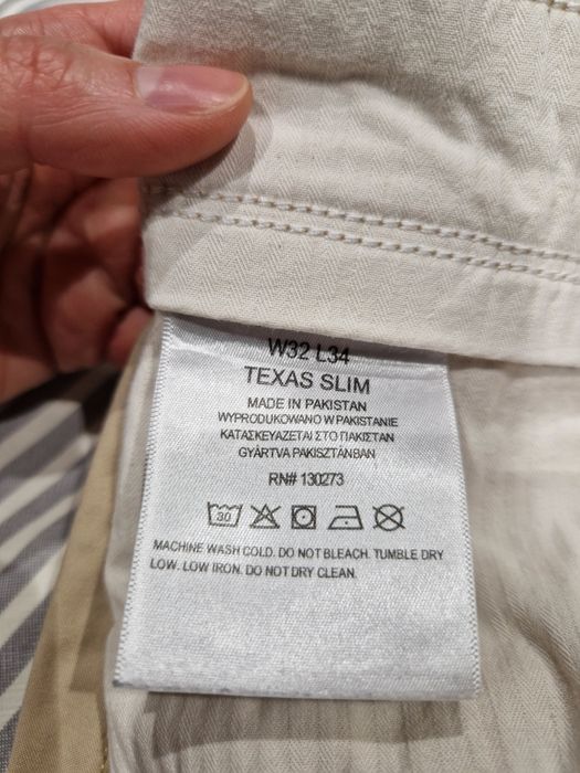 Spodnie męskie Wrangler W32 L34 Texas Slim Authentic Slim 98% bawełna