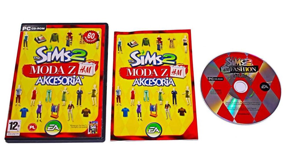 The Sims 2 Moda z H&M Box Pc Pl Premierowe