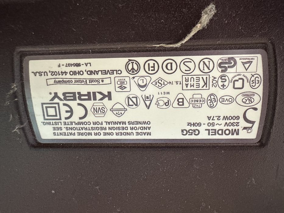 Kirby model G5G sprawny