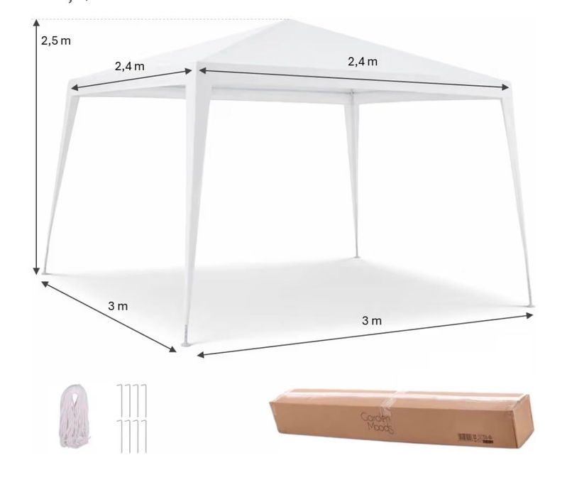 Gazebo de Jardim 3x3m