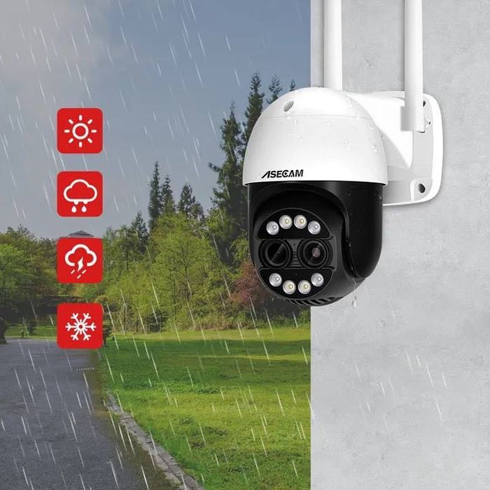 Вулична WiFi поворотна IP камера відеоспостереження 8mp,zoom x8