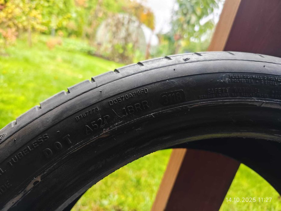 Opony letnie Dunlop Sport Maxx RT2 245/40/R18 93Y 2sztuki 6mm