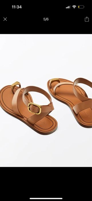 Сандалі Massimo Dutti