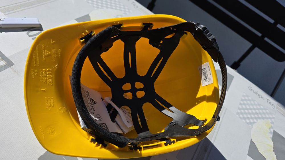 Kask budowlany żółty