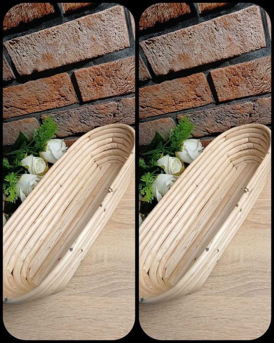 Koszyk wiklinowy do wyrastania chleba 0,4 kg | 25 cm