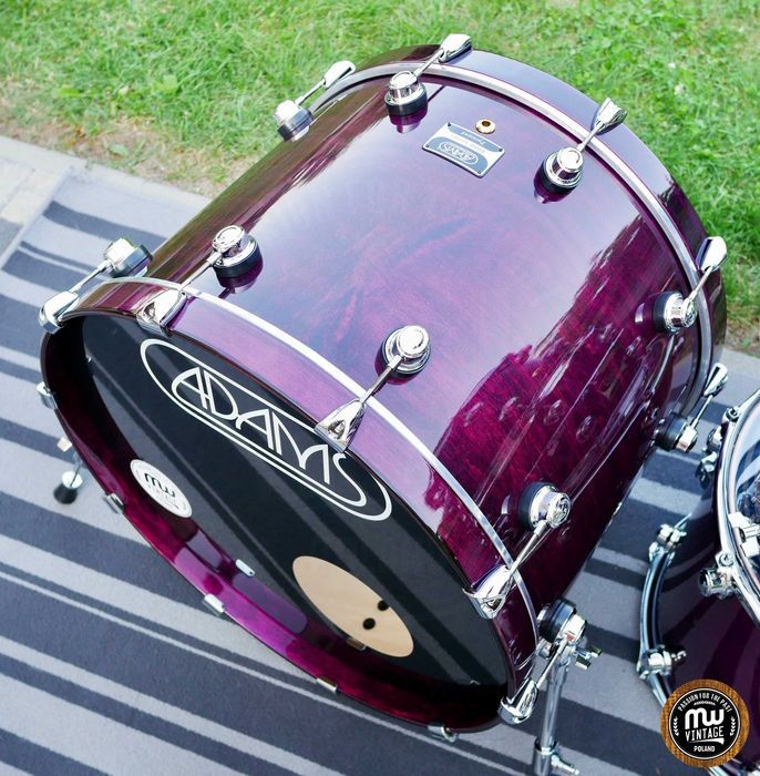 ‼️ Perkusja Adams 8000 Dpresent 22”, 10”, 12”, 16” Purple Stain ‼️